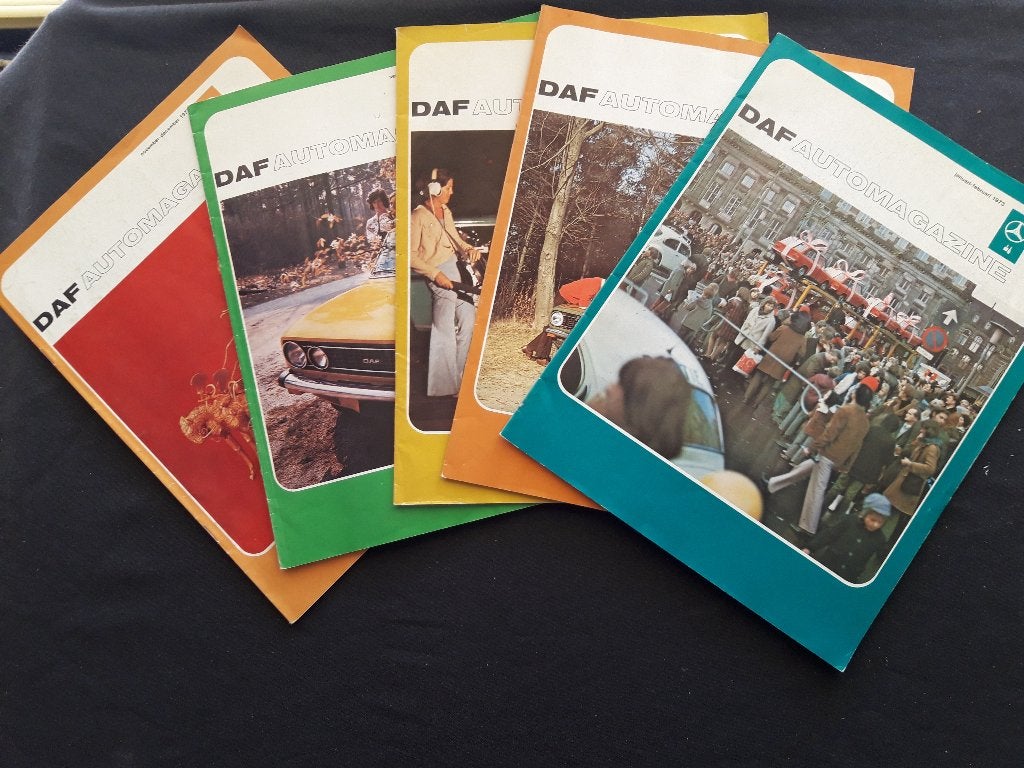 Daf Automagazine 1973 - losse nummers, Gelezen, Daf variomatic, Ophalen of Verzenden, Overige merken
