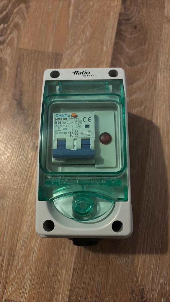 Ratio aardlek automaat walstroom 16A 230V, Ophalen of Verzenden, Nieuw, Overige typen