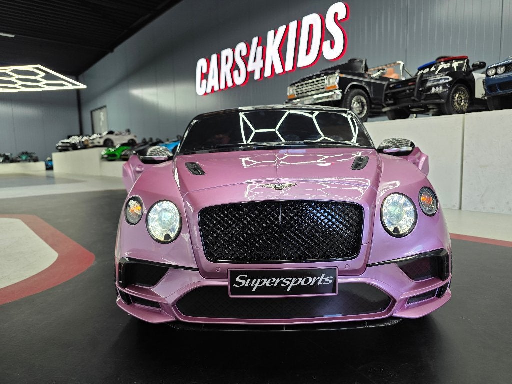 Kinderauto Bentley Continental - soft start - leren zit - RC, Ophalen of Verzenden, Nieuw, Afstandsbediening