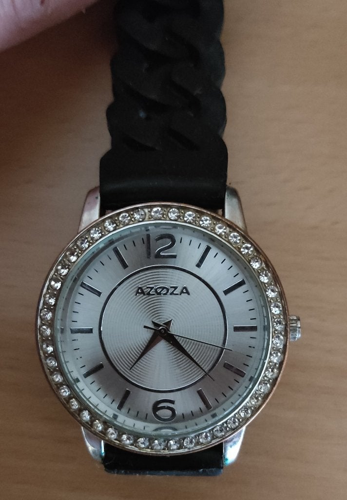Azoza Dames Horloge, Ophalen, Zo goed als nieuw, Staal, Overige merken