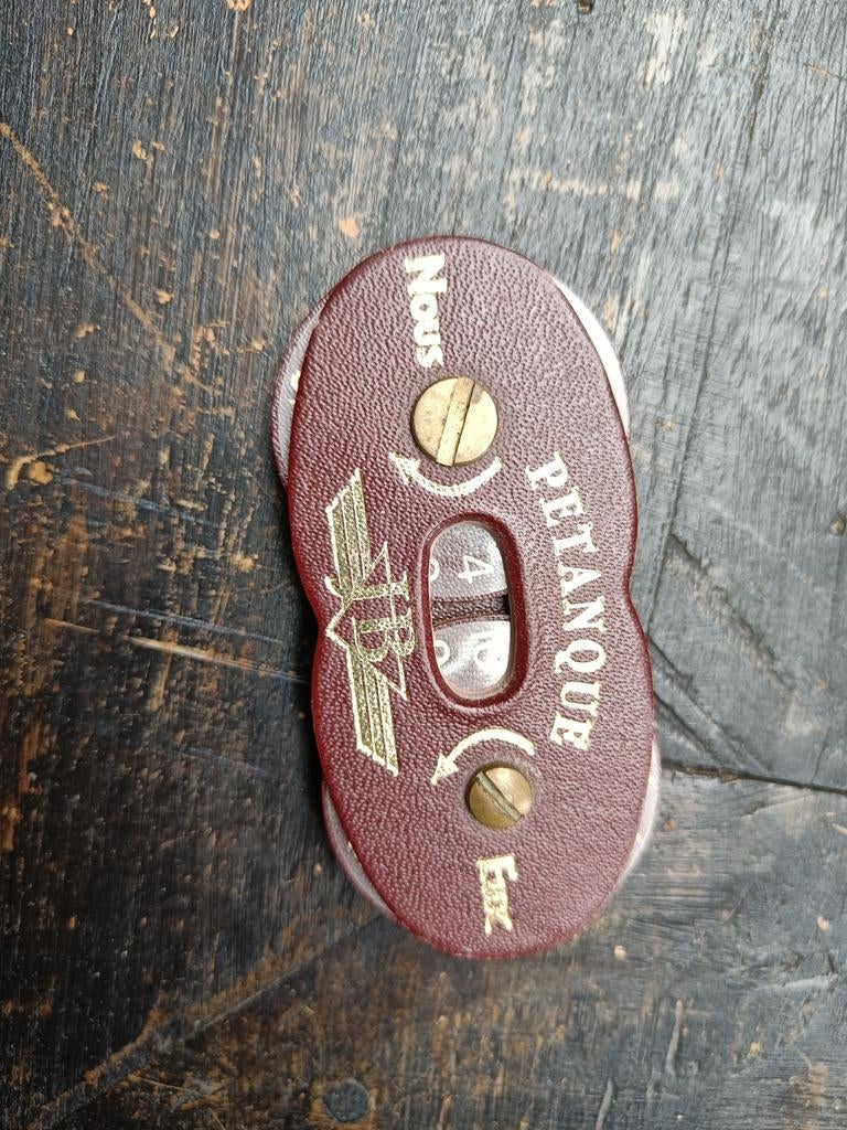 Vintage Petanque Scoreteller - St. Bonnet le Chateau, Ophalen of Verzenden, Gebruikt