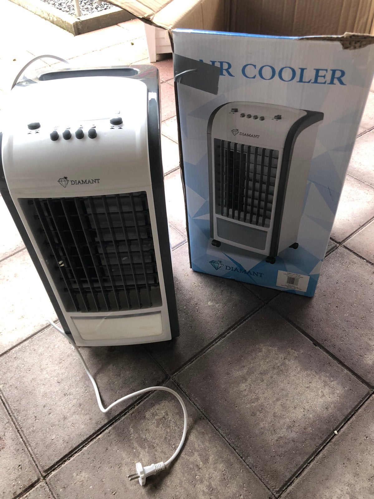 Diamant mobiele air cooler, Witgoed en Apparatuur, Airco's, Minder dan 60 m³, 3 snelheden of meer, Ophalen of Verzenden, Zo goed als nieuw