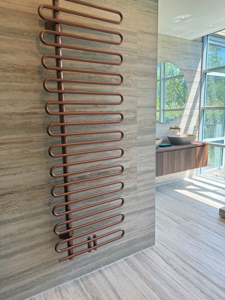 NIEUW Instamat radiator cobra koper metallic 1841x600, Ophalen, Radiator, Nieuw, Minder dan 60 cm