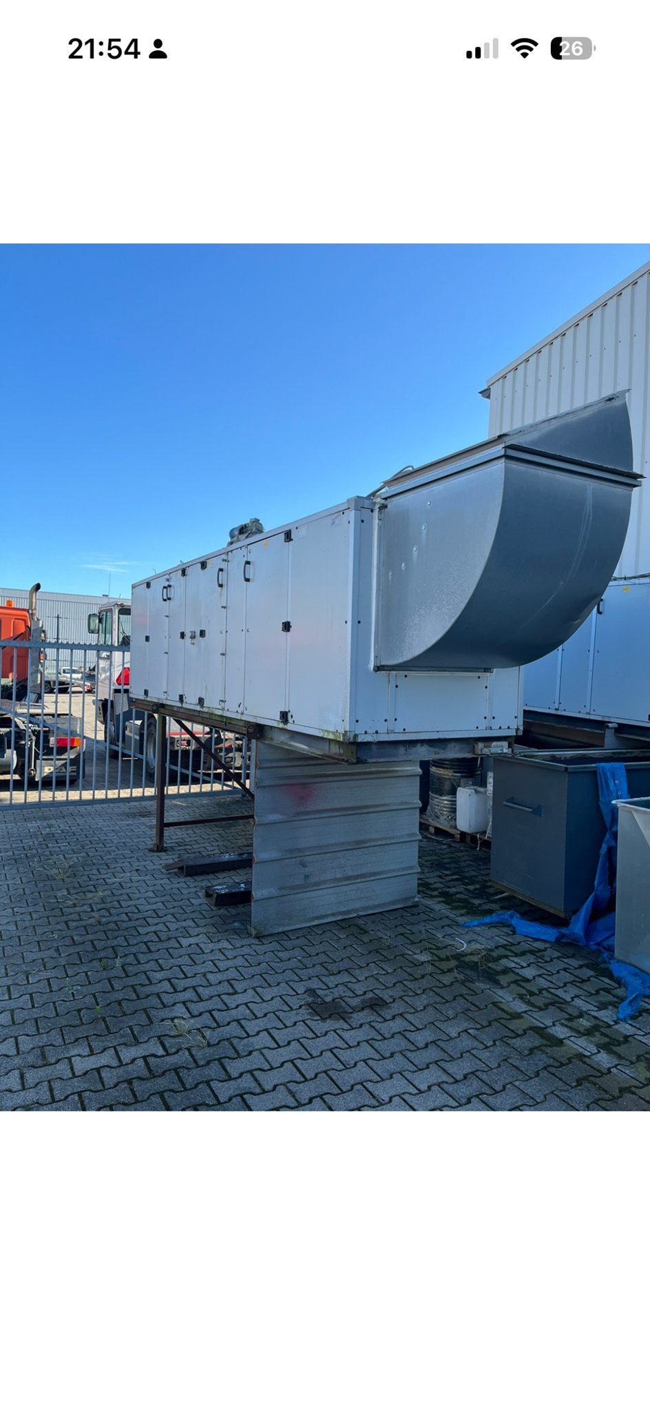 Afzuiginstallatie met Siemens/Danfoss componenten en filters, Ophalen
