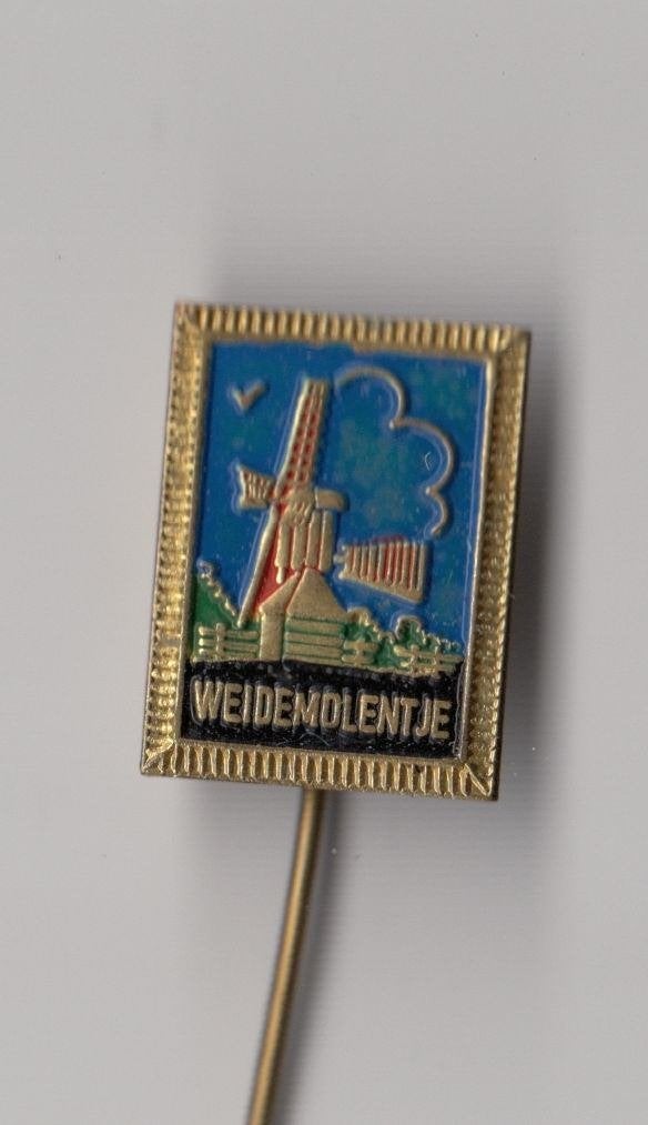 Weidemolentje speldje, Gebruikt, Niet vindbaar, Niet vindbaar, Speldje of Pin
