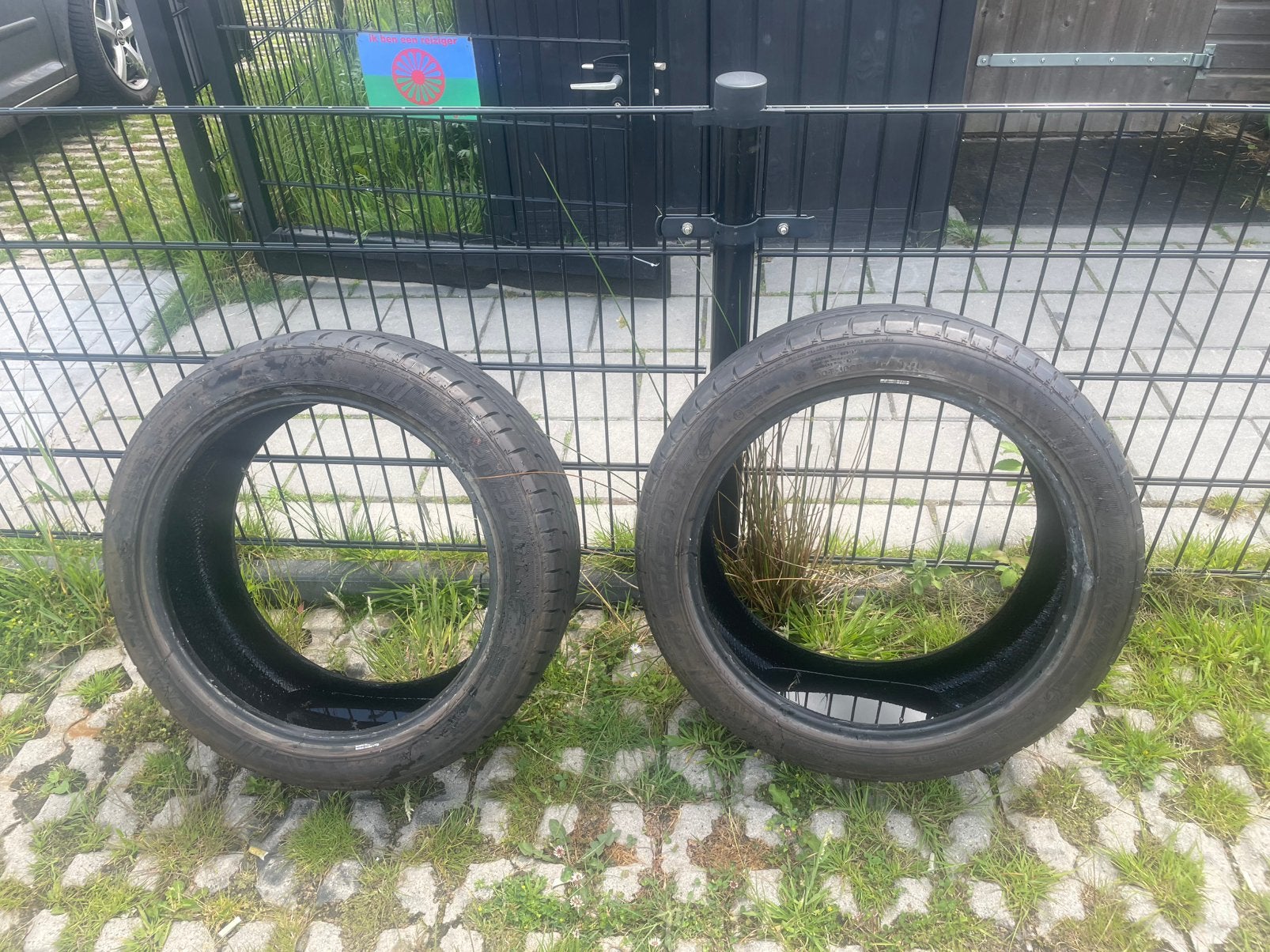 2 x 19 inch banden, Motoren, Ophalen of Verzenden