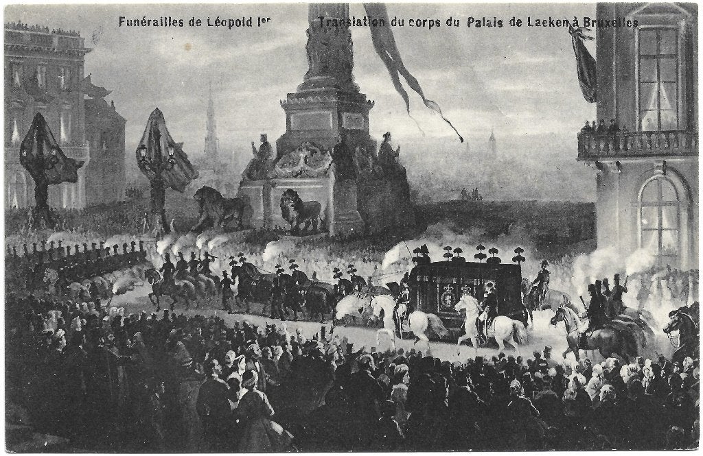 Belgie (6) Leopold I, Verzenden, Zo goed als nieuw, Buitenland, Kaart, Foto of Prent
