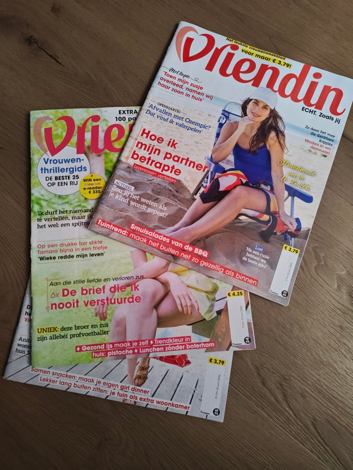Vriendin tijdschriften - 3 - juni 2026, Ophalen of Verzenden, Gelezen, Damesbladen