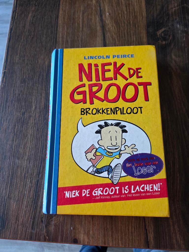 Boek niek de groot, Fictie algemeen, Ophalen of Verzenden, Zo goed als nieuw, Lincoln Peirce