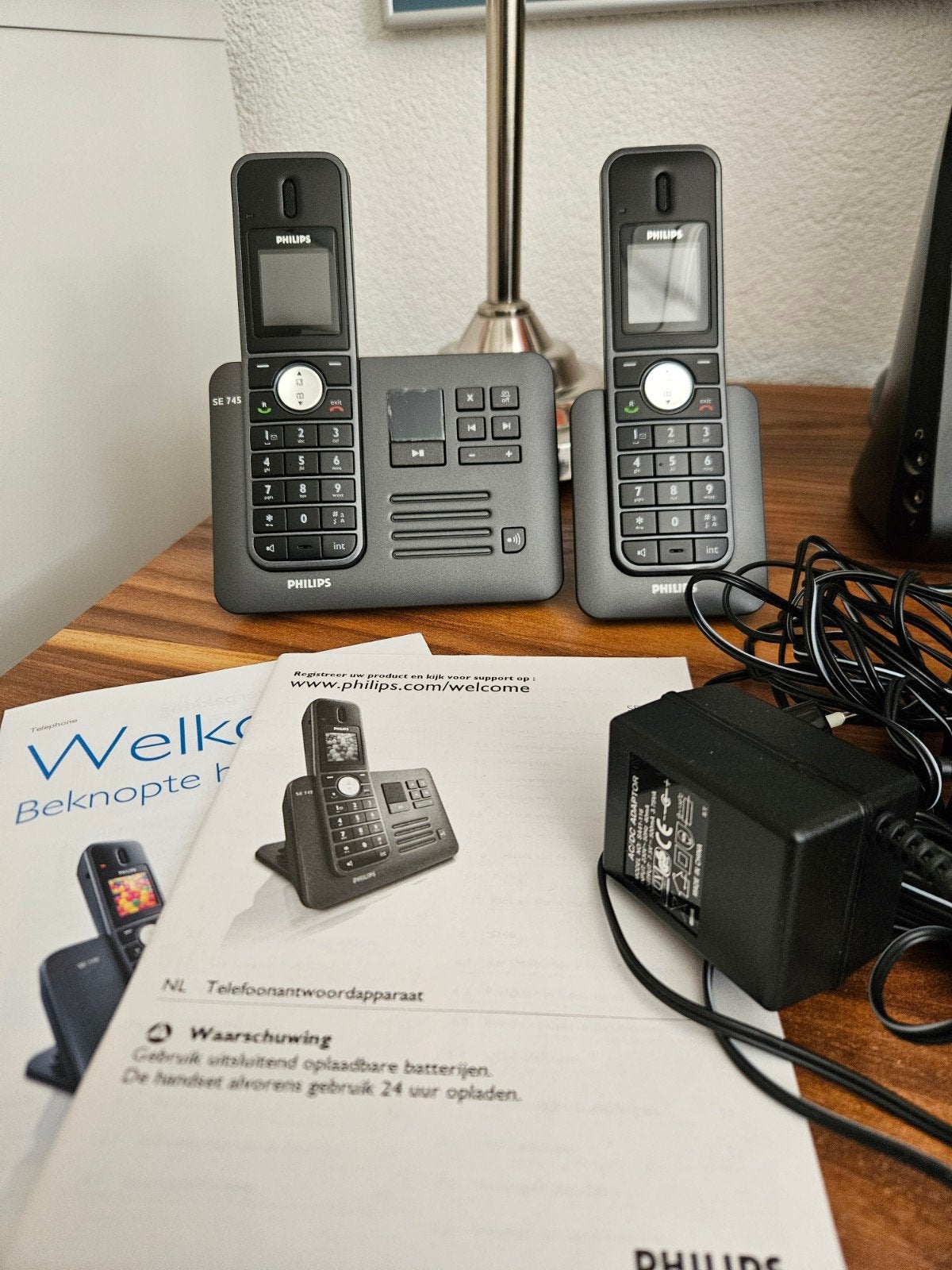Telefoonset Philips SE 745
Helemaal nieuw
Alleen zonder batt, Ophalen of Verzenden, Nieuw, 2 handsets