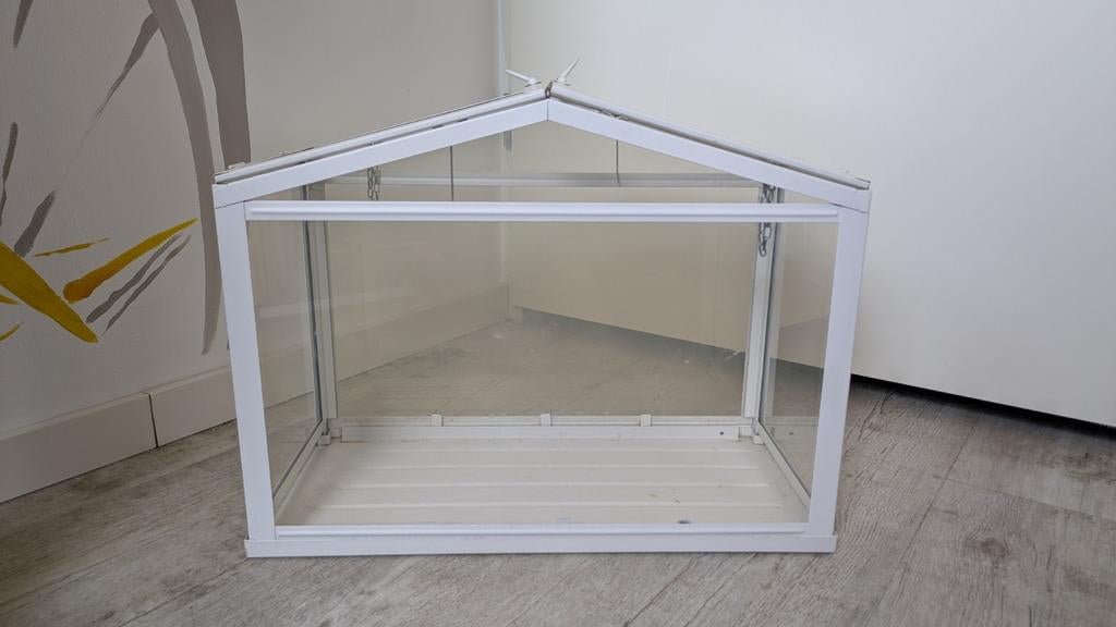 Ikea Kweekkas als unieke kaartenbox voor bruiloft, Ophalen