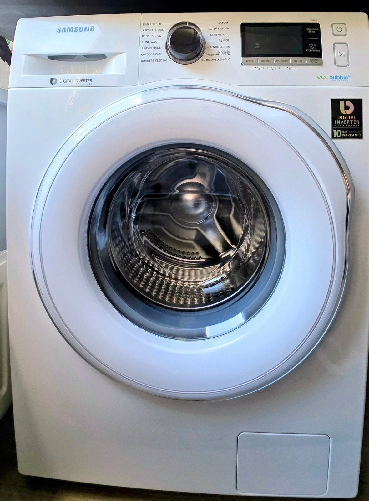 Samsung WW90J6403EW/EN Wasmachine - 9kg, EcoBubble, Ophalen of Verzenden