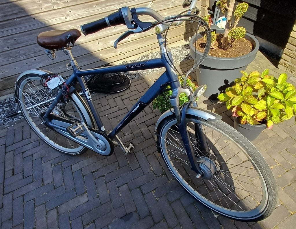 Amslod Highland e-bike voor onderdelen NIET COMPLEET, Gebruikt, Overige typen, Aluminium, Ophalen