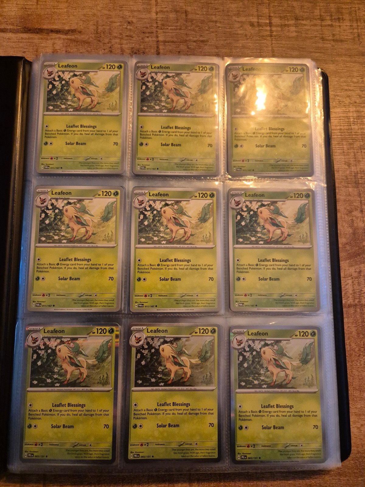 Leafeon Pokémon kaarten - Diverse edities, Ophalen of Verzenden, Gebruikt, Meerdere kaarten