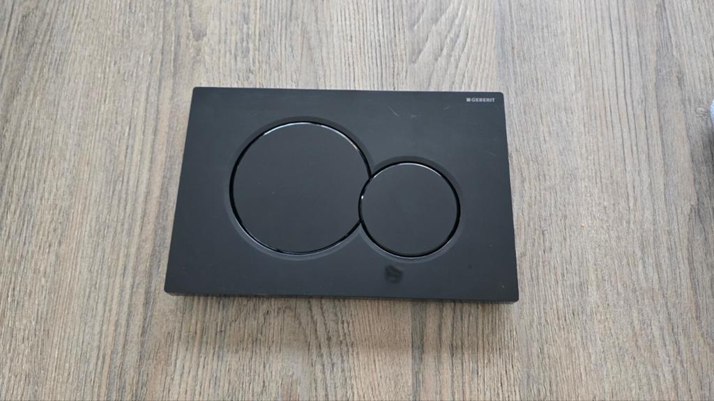 Geberit Sigma01 bedieningsplaat hoogglans zwart (2 stuks), Ophalen of Verzenden