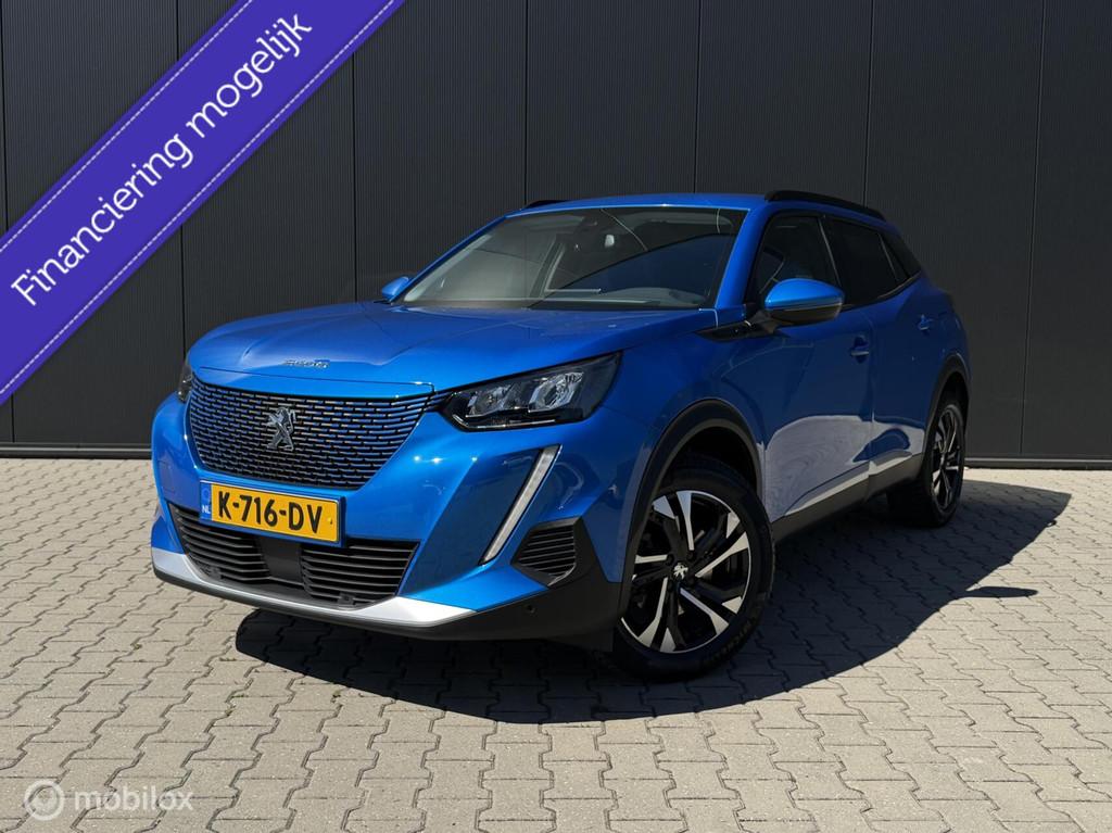 Peugeot e-2008 EV Allure 50 kWh/360/Carplay/Led/Cruise/3D, 330 km, 136 pk, Gebruikt, Zwart