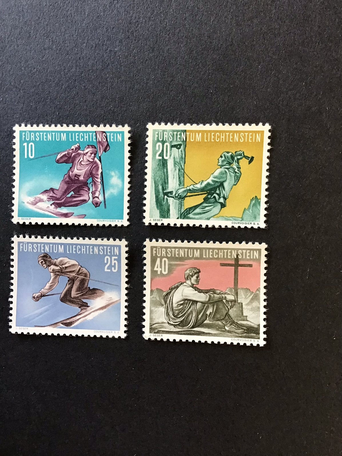 Liechtenstein. Mi 334/9. Postfris, Postzegels en Munten, Ophalen of Verzenden, Postfris