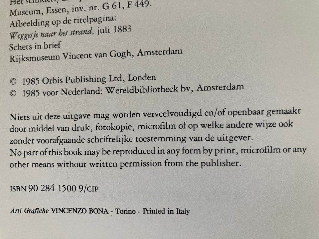 Vincent van Gogh door Vincent van Gogh uit 1985, Ophalen of Verzenden, Zo goed als nieuw, Schilder- en Tekenkunst, Bruce Bernard