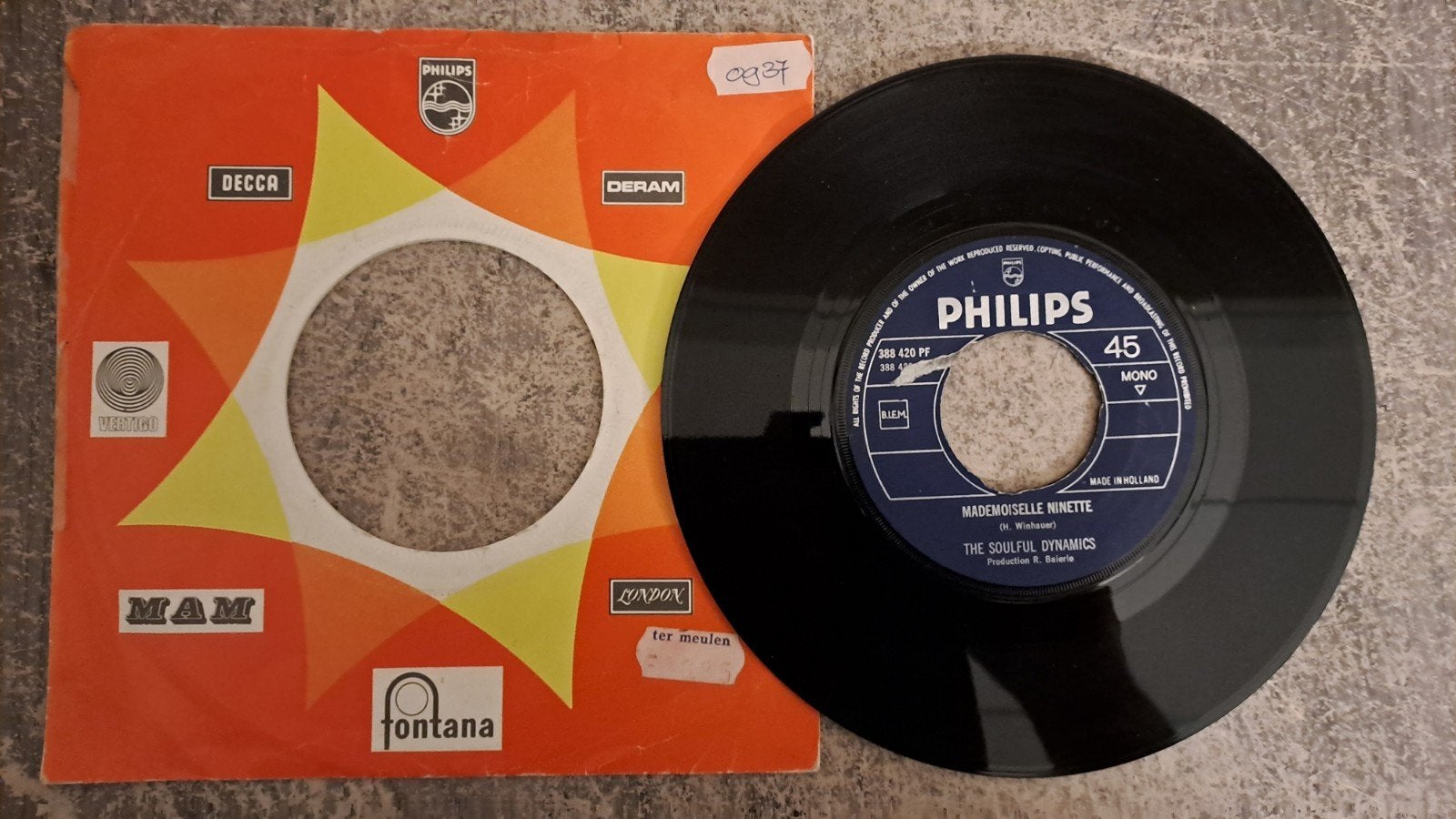 the soulful dynamica- mademoiselle ninette, Gebruikt, 7 inch, Pop, Fotohoes