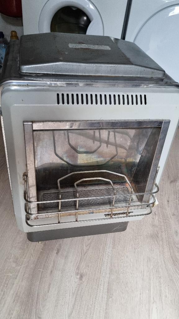 kachel met gasfles, Huis en Inrichting, Kachels, Ophalen, Gebruikt, Gas, Vrijstaand