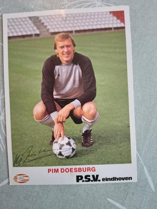 Handtekeningen van oud PSV-spelers, Ophalen of Verzenden, PSV, Spelerskaart
