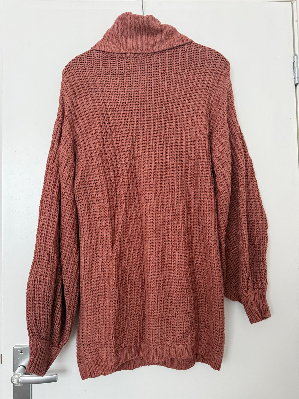NA-KD gebreide trui in roze/roestkleur, maat S, Ophalen of Verzenden, Zo goed als nieuw, Maat 36 (S), Roze