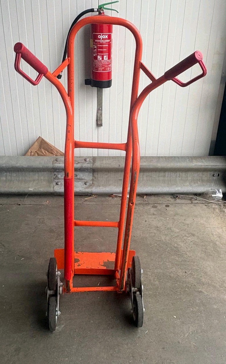 Stevige Stalen Steekwagen / Transportkar (Oranje), Ophalen, Steekwagen
