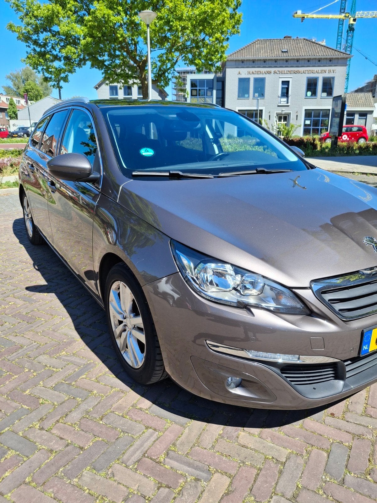 Peugeot 308 1.6 E-hdi 88 KW SW 2014 Grijs panoramadak, Auto's, Peugeot, Voorwielaandrijving, 680 kg, 4 cilinders, Origineel Nederlands