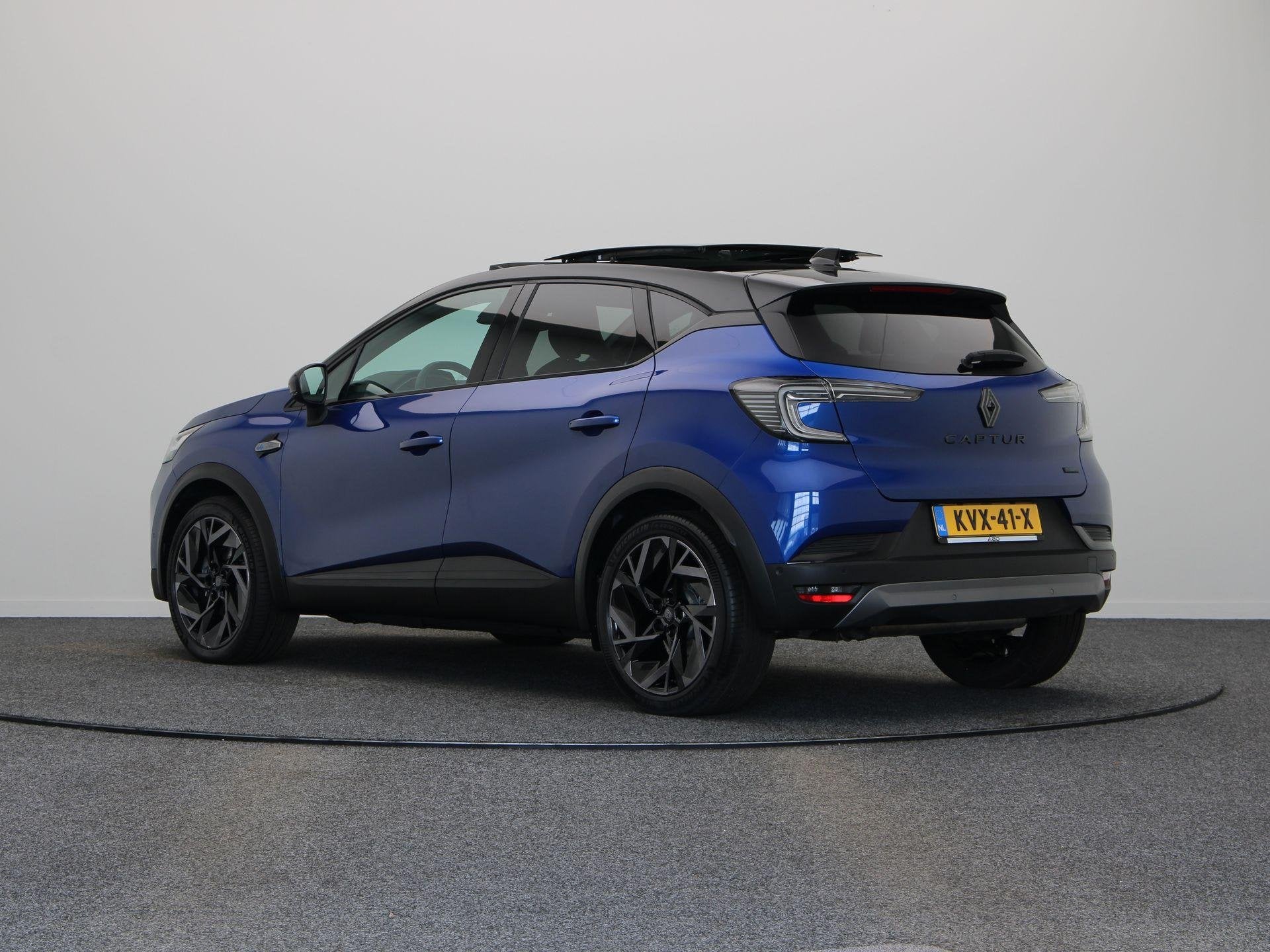 Renault Captur 1.6 Full hybrid 145 E-Tech Esprit Alpine | Sc, 1345 kg, Gebruikt, Blauw, Leder en Stof