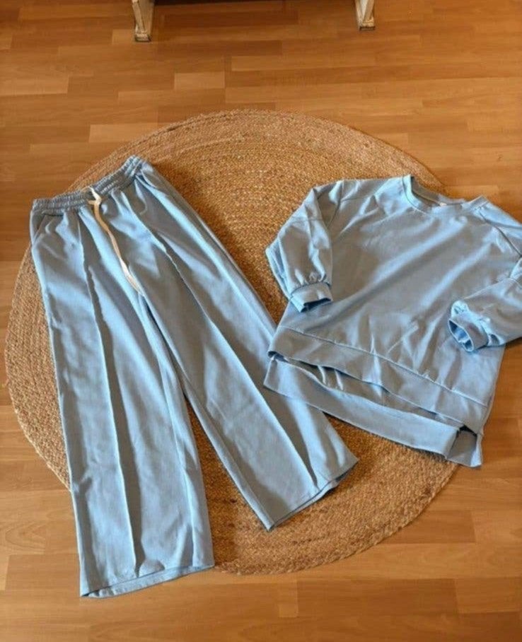 New Collection blauw perfect huispak mt 42 1x gedragen, Kleding | Dames, Ophalen of Verzenden, Zo goed als nieuw, Maat 42/44 (L)