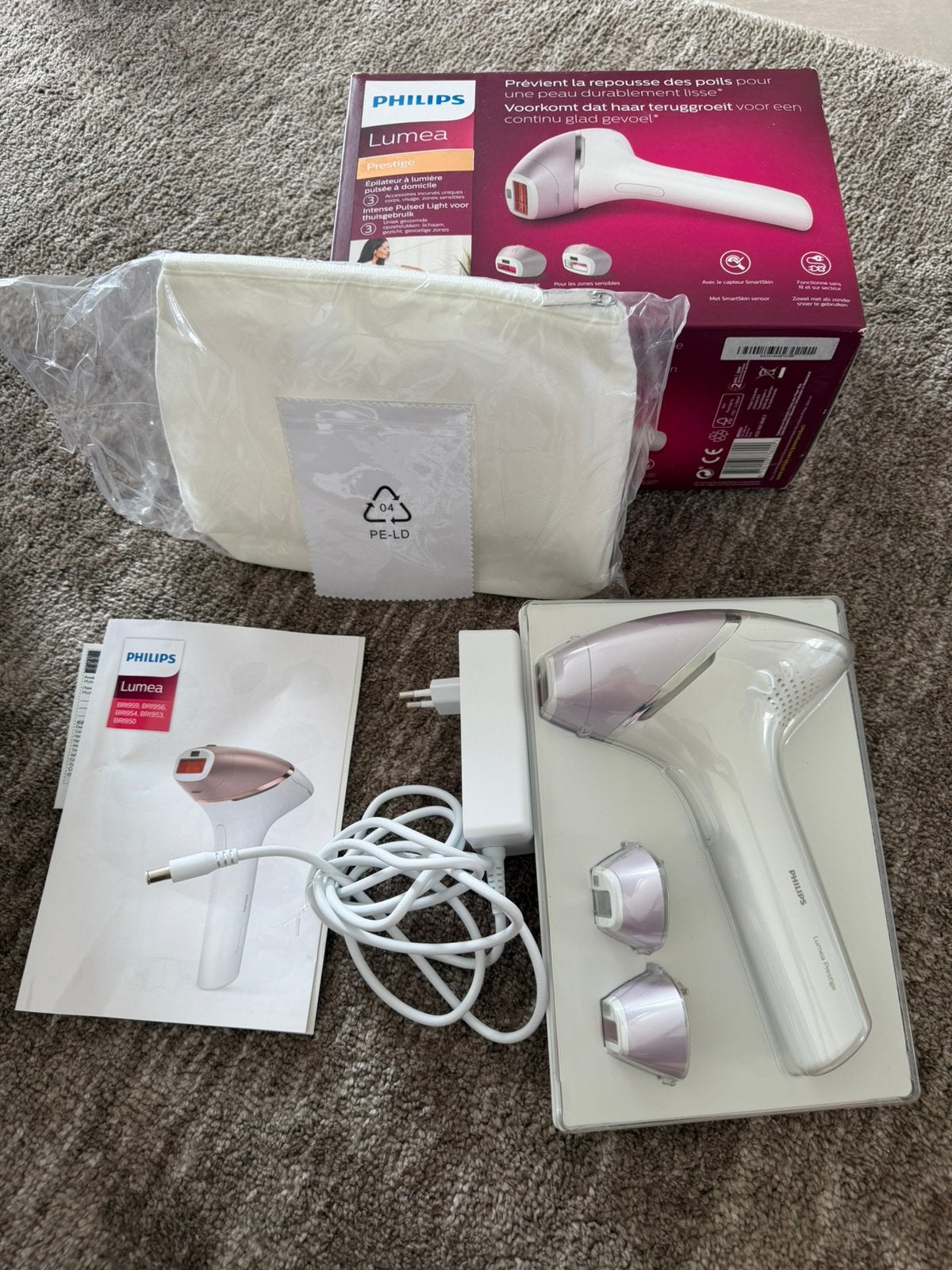 Laser apparaat Philips Lumea, Witgoed en Apparatuur, Persoonlijke-verzorgingsapparatuur, Ophalen, Zo goed als nieuw, Scheren en Epileren