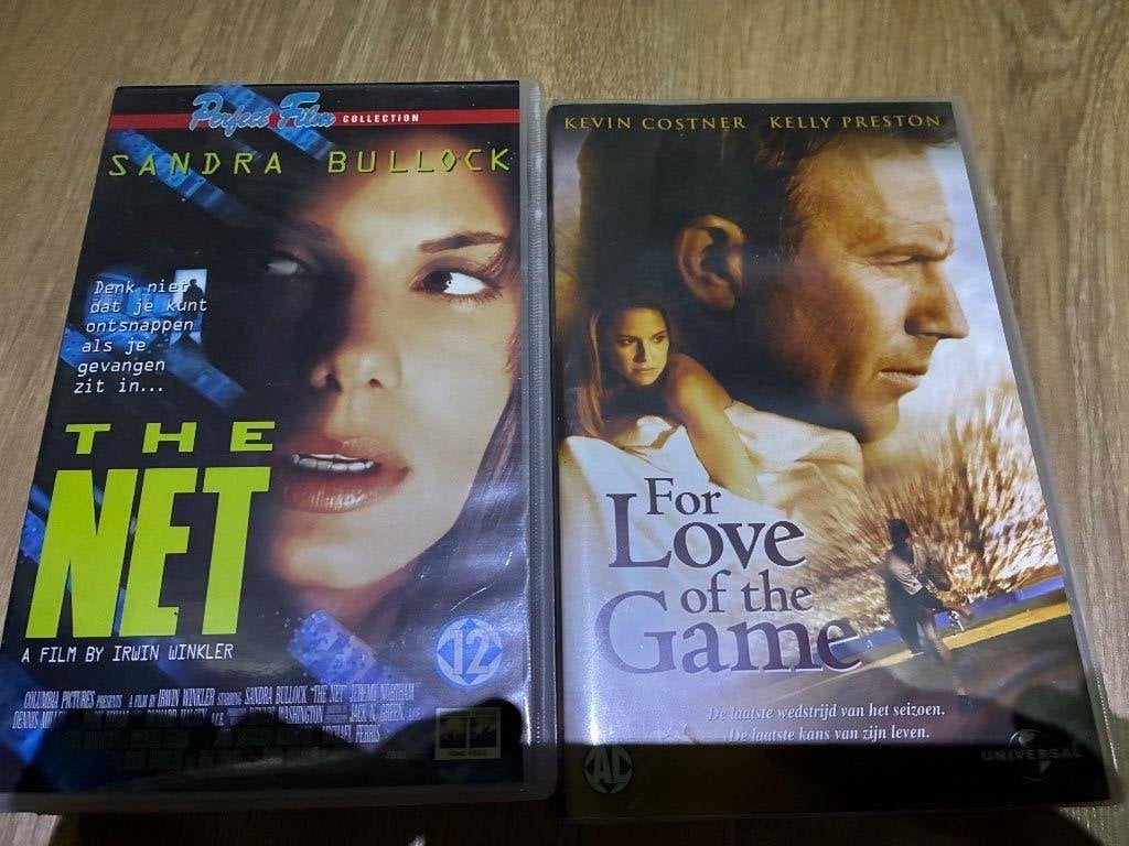 Films The Net en for the love of the game op VHS, Cd's en Dvd's, Alle leeftijden, Ophalen of Verzenden, Nieuw in verpakking, Actie en Avontuur
