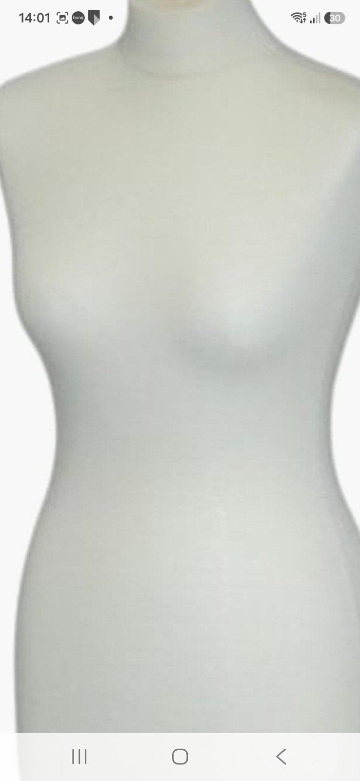 Paspop vrouw model torso stof, Ophalen