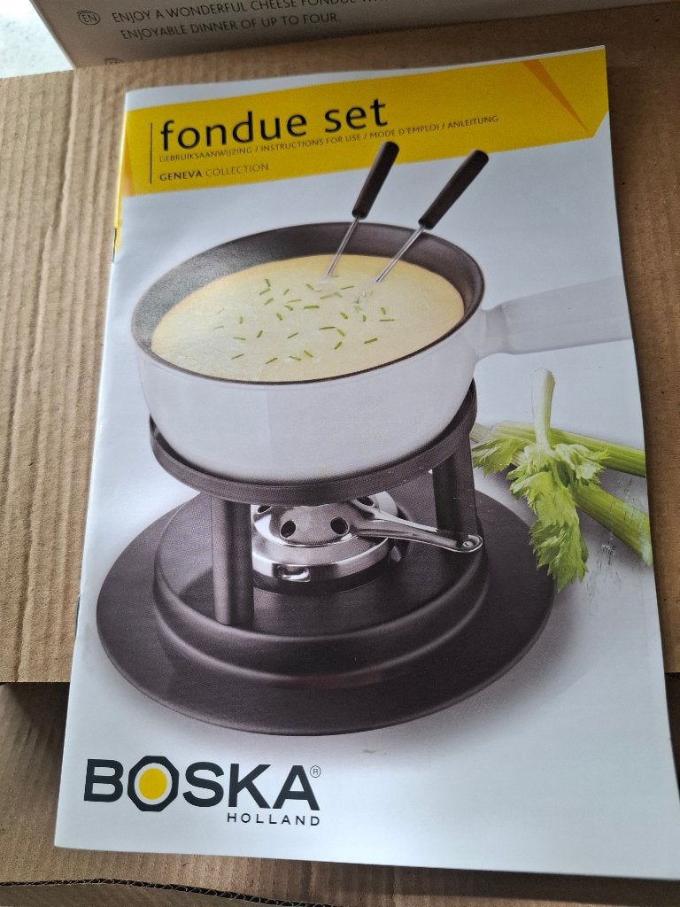 Kaasfondue nieuw, Ophalen, Nieuw, Brander, Fondueset