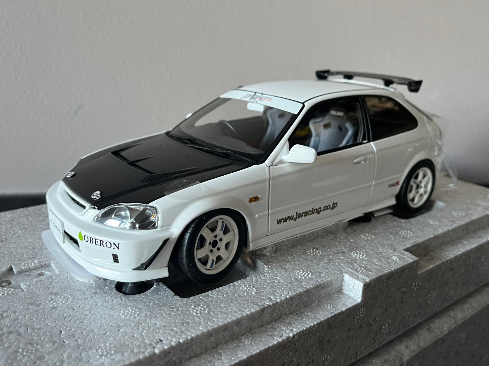 Honda Civic Type R (EK9) J’s Racing Livery Motorhelix 1:18, Ophalen of Verzenden, Nieuw, Auto, Overige merken