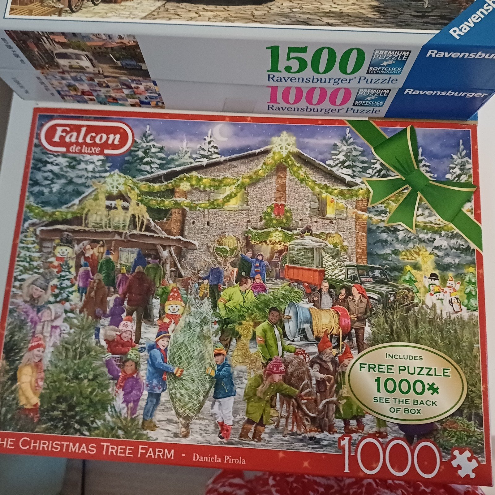Kerstpuzzel, Ophalen, 500 t/m 1500 stukjes