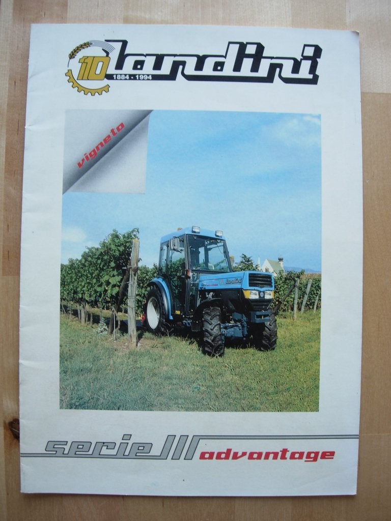 Landini Serie III Advantage Tractor Trekker Brochure 1995, Verzenden, Zo goed als nieuw, Landini