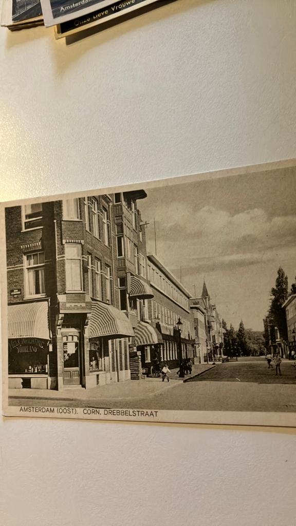 Oude ansichtkaart Amsterdam Corn. Drebbelstraat, Ophalen of Verzenden, Voor 1920, Ongelopen, Noord-Holland