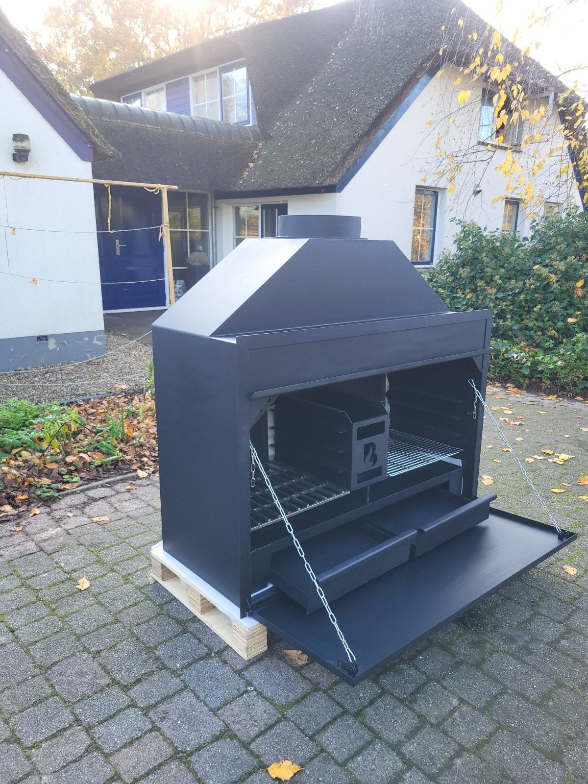 Zuid-Afrikaanse Braai Showroommodel 120cm - Nieuwstaat, Tuin en Terras, Gasbarbecues, Ophalen, Nieuw, Brant, Brant
