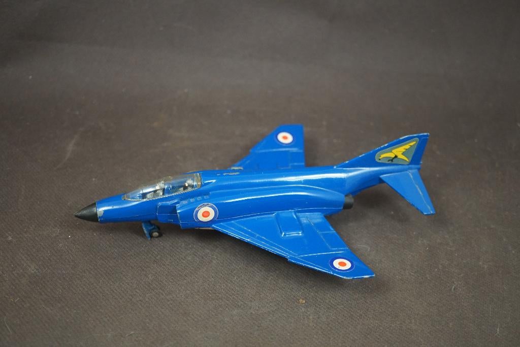 Dinky Toys F4 Phantom II navy jet - TOP vintage, Ophalen of Verzenden