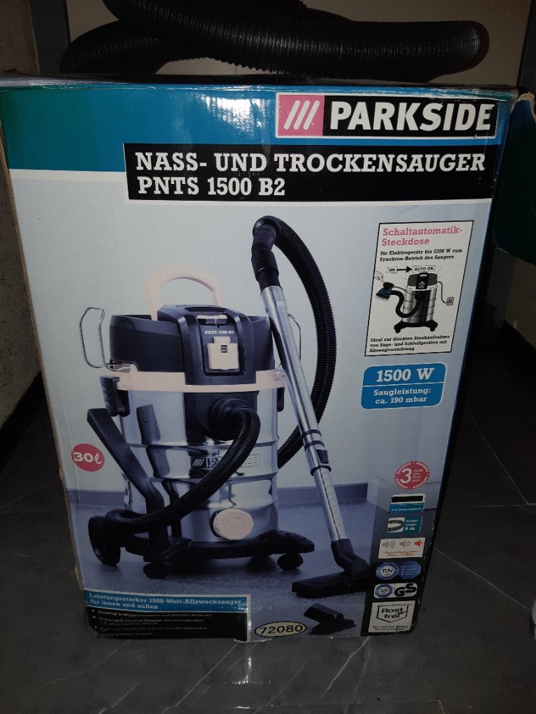 Parkside PNTS 1500 B2 Nat- en Droogzuiger 1500W