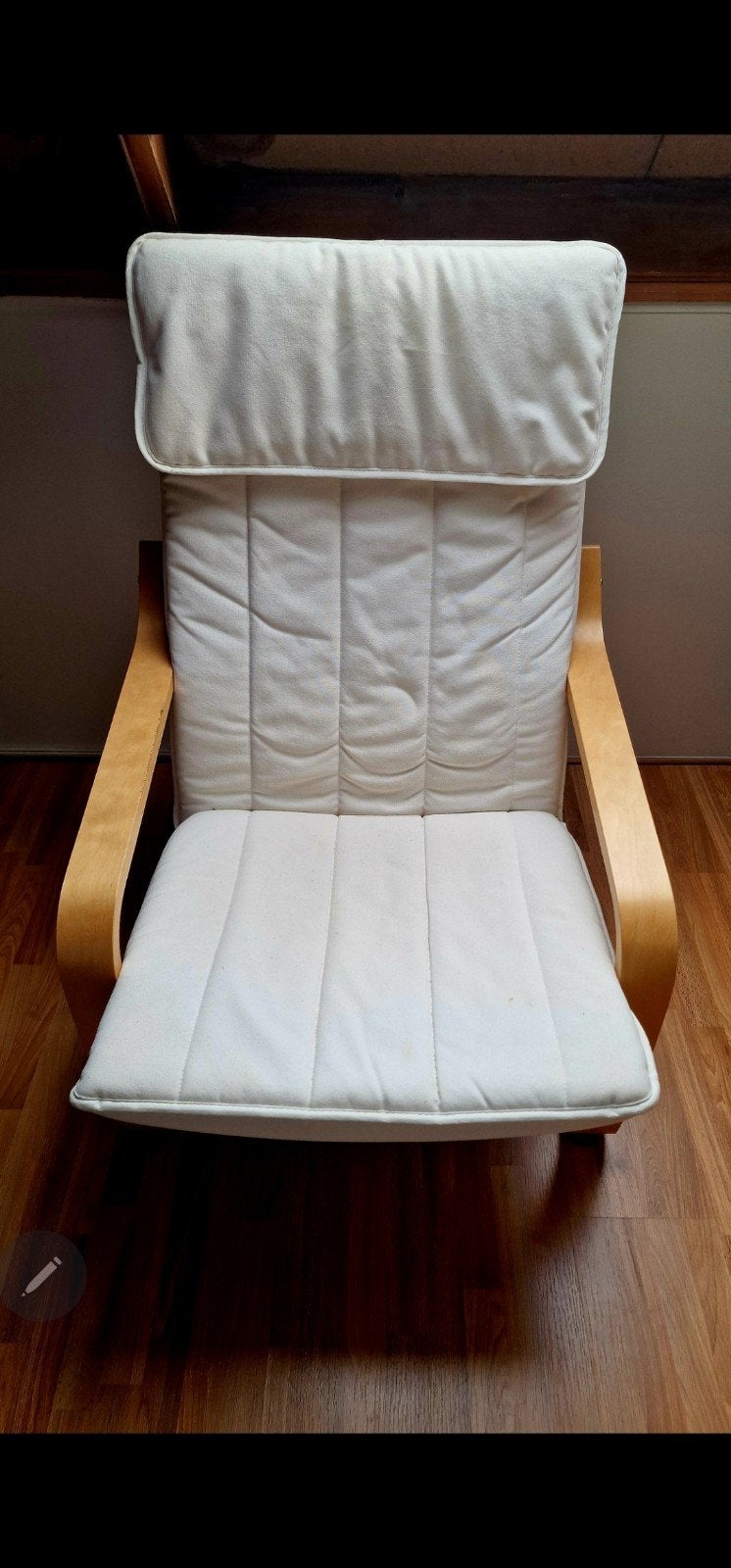 Ikea Fauteuil Stoel, Ophalen, Zo goed als nieuw, Wit, Eén