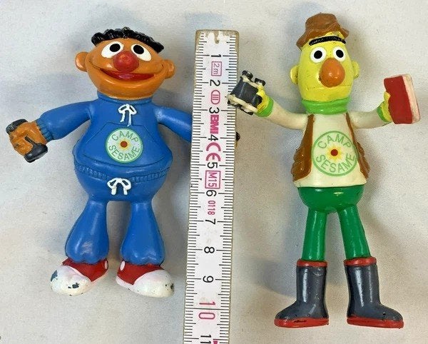 Ernie en Bert Camp Sesame Buigfiguren Sesamstraat Vintage, Verzamelen, Coolsingel 104, 3011 AG Rotterdam, Netherlands, Verzenden