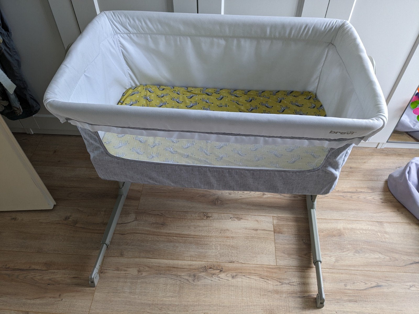 Brevi Nanna Oh Co-Sleeper Wieg, Ophalen, Gebruikt, Wieg