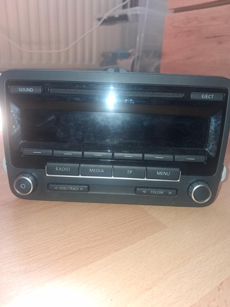 Volkswagen RCD 310 Radio CD Speler - VW-5M0 035 186 J, Ophalen of Verzenden, Gebruikt