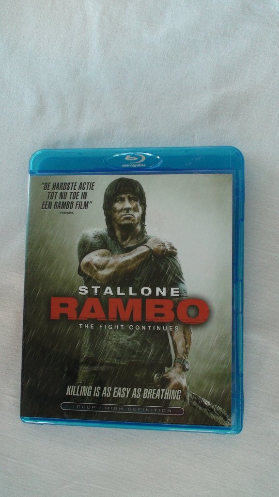Stallone RAMBO The fight Continues, Film, Actie, Ophalen of Verzenden, Zo goed als nieuw