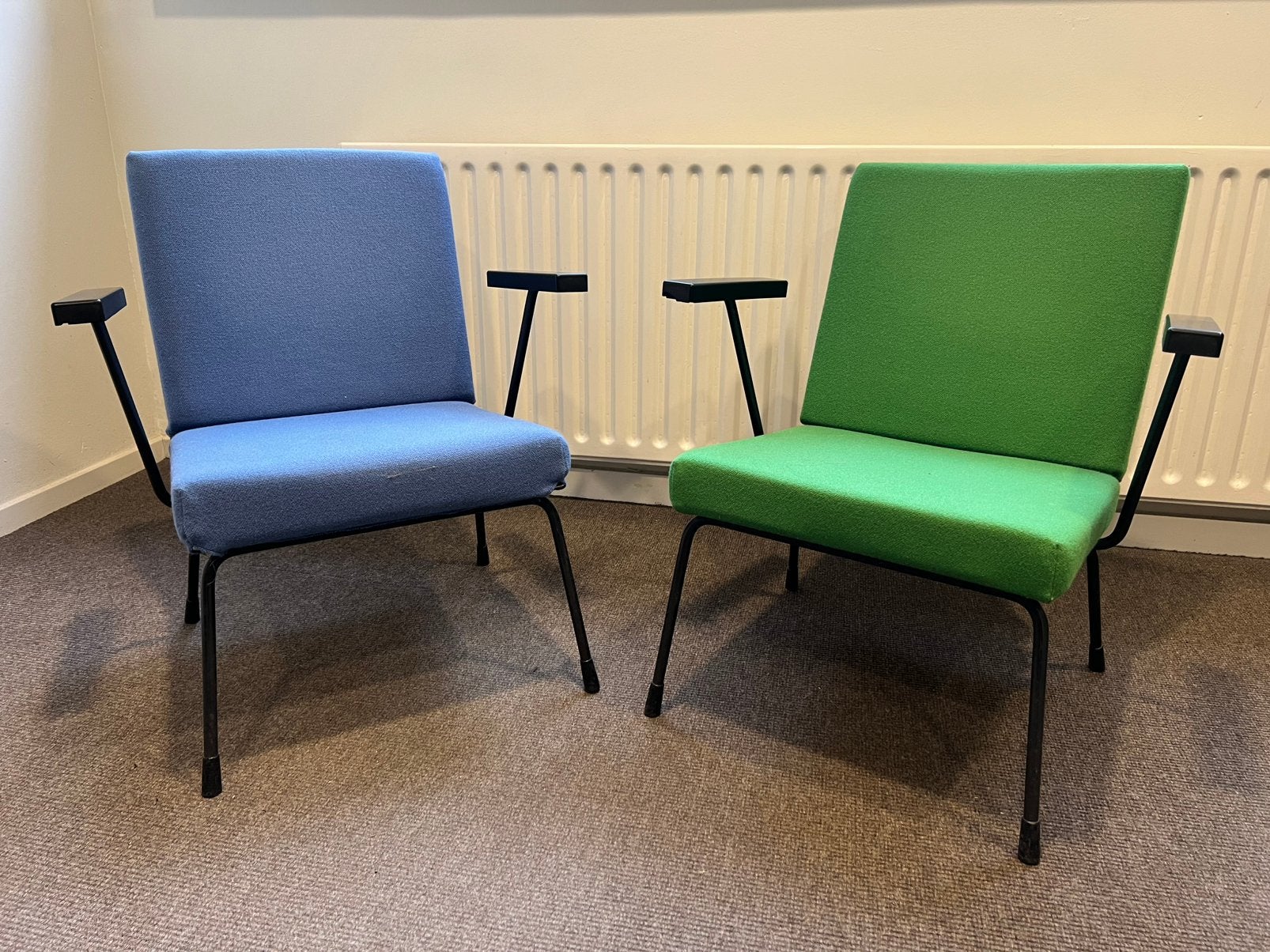 Gispen 1401 Fauteuils, Antiek en Kunst, Ophalen of Verzenden