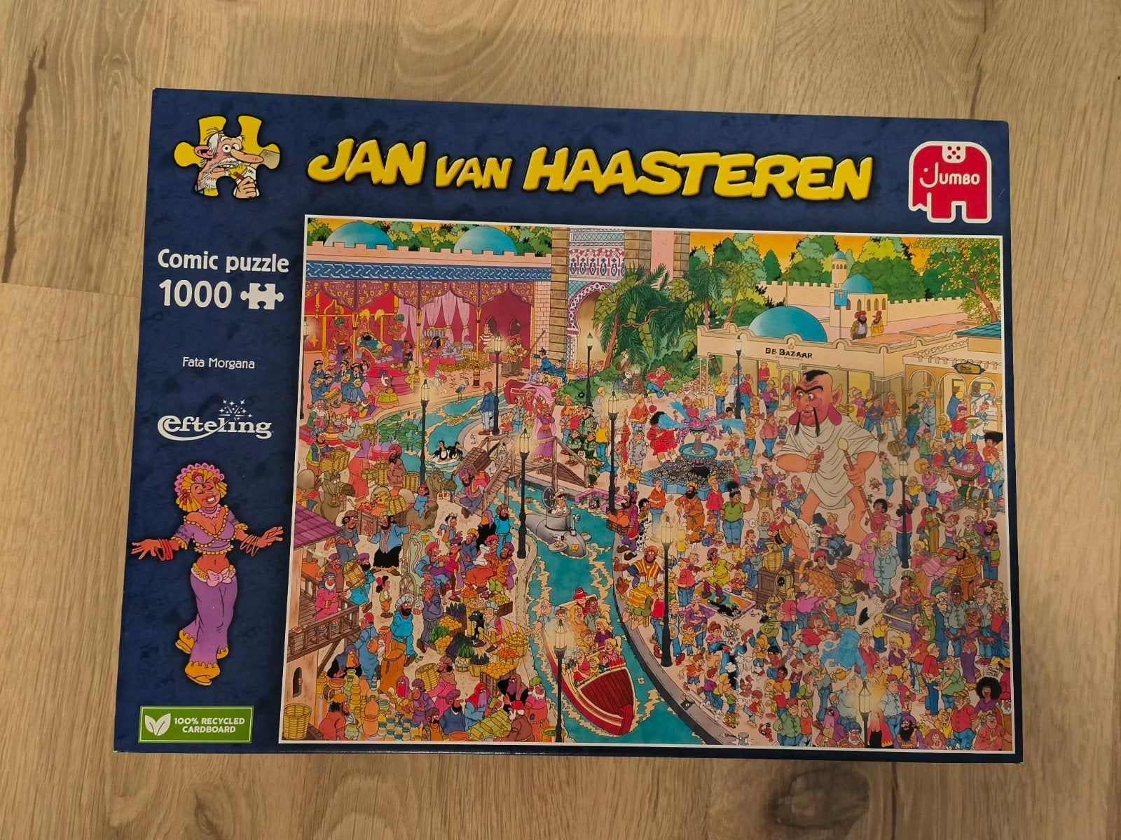 Jan van Haasteren Fata Morgana Efteling puzzel 1000 stukjes, Ophalen of Verzenden, 500 t/m 1500 stukjes, Zo goed als nieuw, Legpuzzel