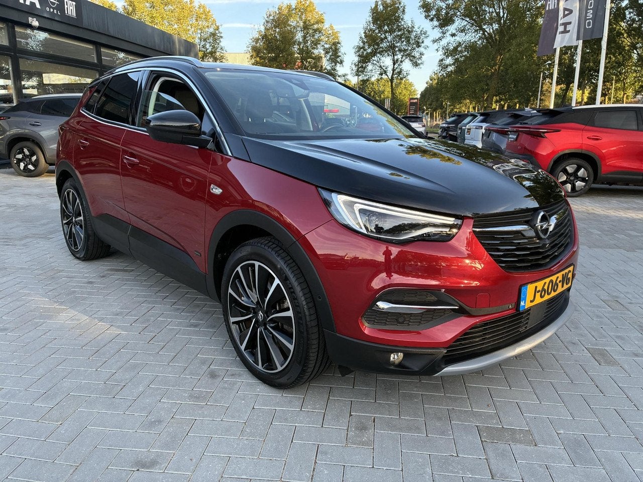 Opel Grandland X 1.6 Turbo Hybrid4 Automaat Ultimate | ECC |, Auto's, Automaat, 77 km/l, 4 cilinders, Bedrijf