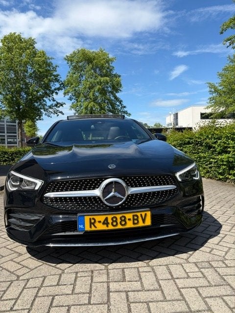 Mercedes-Benz CLA 250 224pk 7G-DCT 2021 Zwart, Auto's, Mercedes-Benz, Zwart, 4 cilinders, Alcantara, Zwart